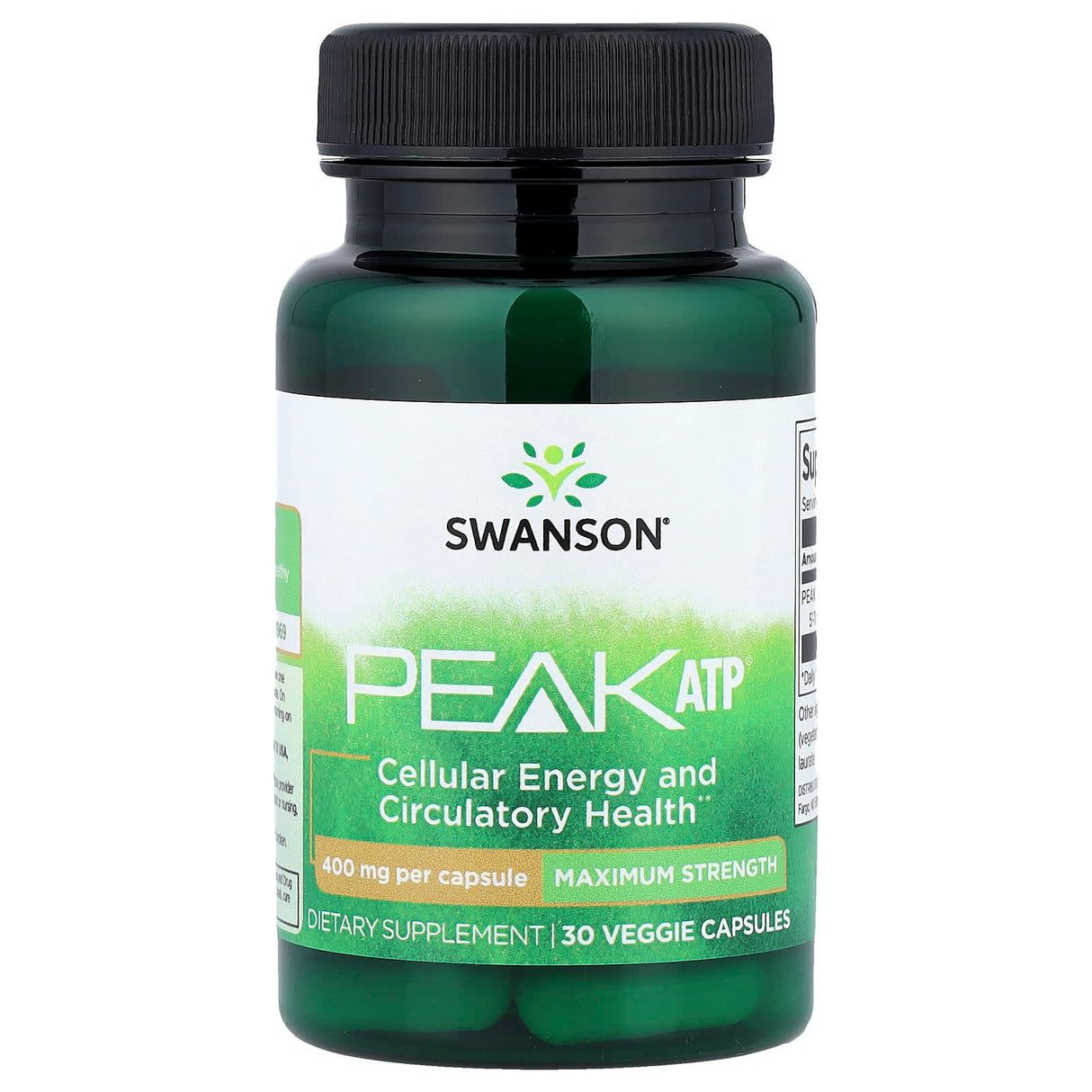 Peak ATP (Energie Celulara), 400 mg, Swanson, 30 capsule SWU946