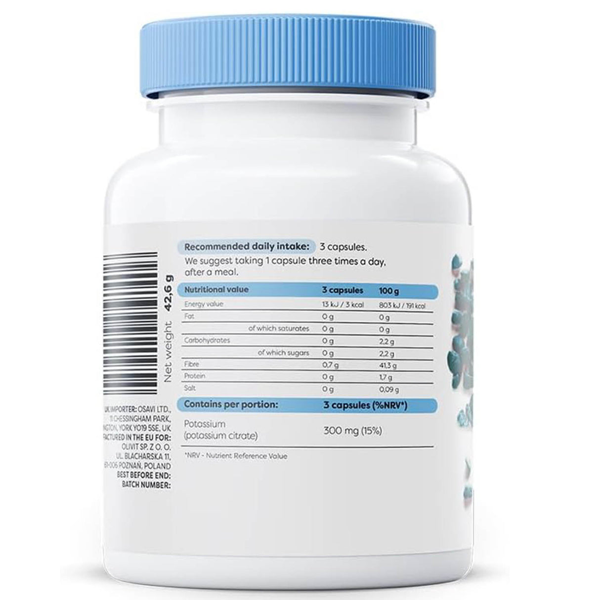 Potasiu Citrat, 300 mg, Osavi, 90 capsule