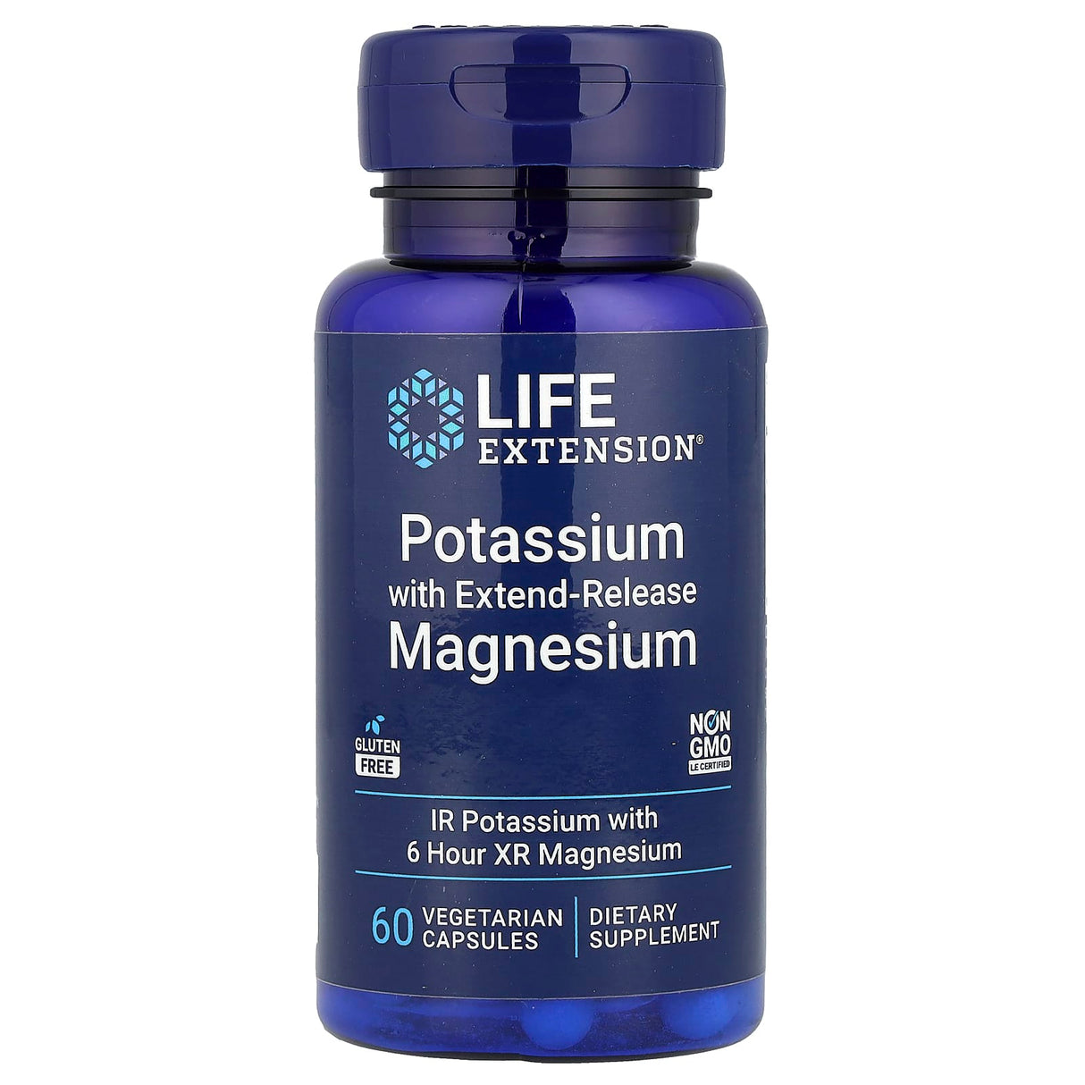 Potassium with Magnesium (Eliberare Prelungita), Life Extension, 60 capsule
