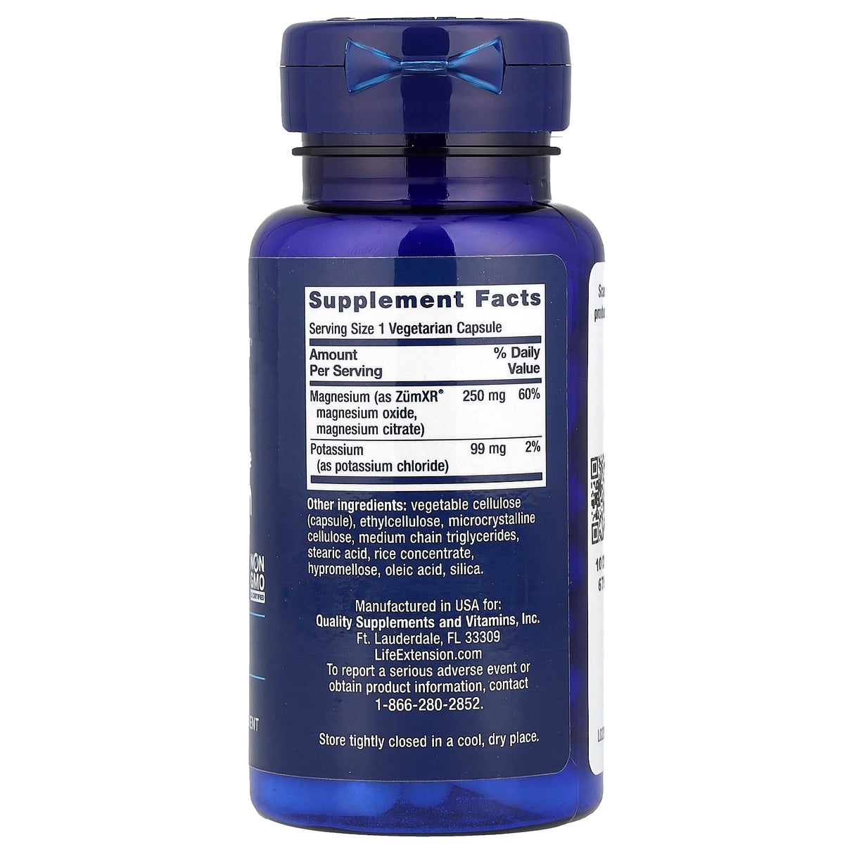 Potassium with Magnesium (Eliberare Prelungita), Life Extension, 60 capsule