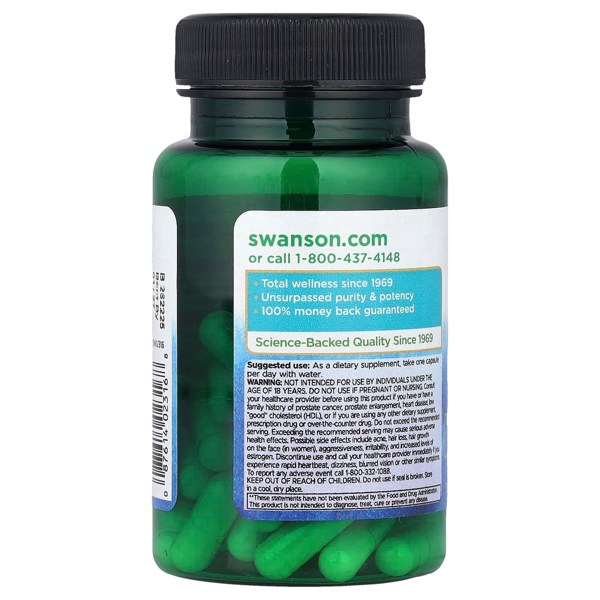 Pregnenolone (Precursor Metabolic), 25 mg, Swanson, 60 capsule SWU316