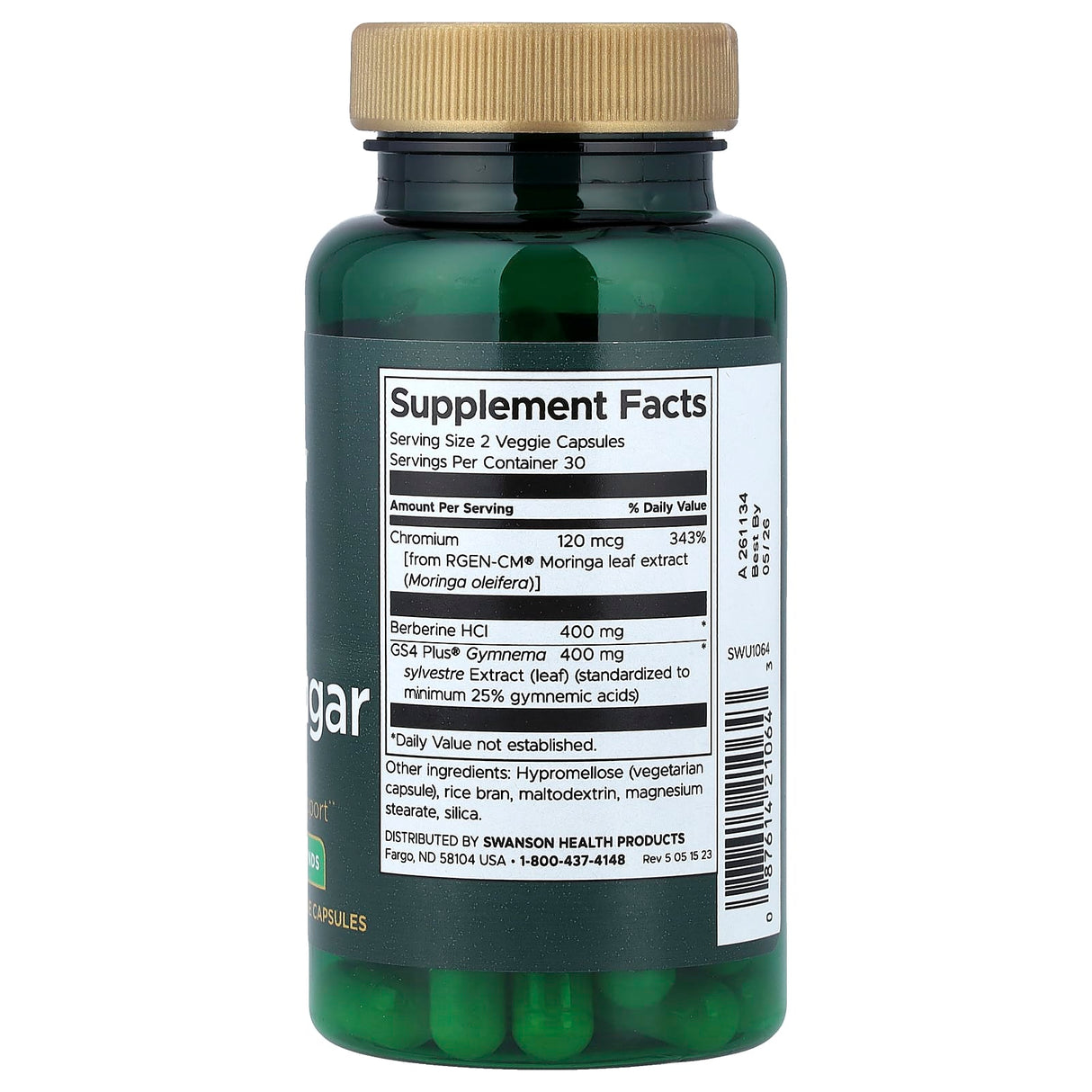 Pure Blood Sugar, (Glucoza și Insulina), Swanson, 60 capsule SWU1064