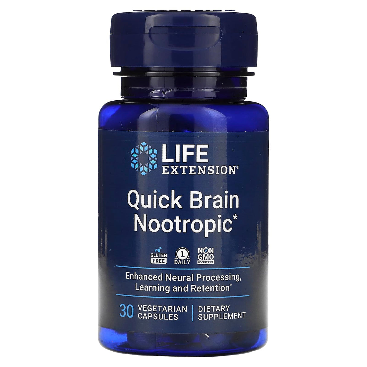 Quick Brain Nootropic, Life Extension, 30 capsule