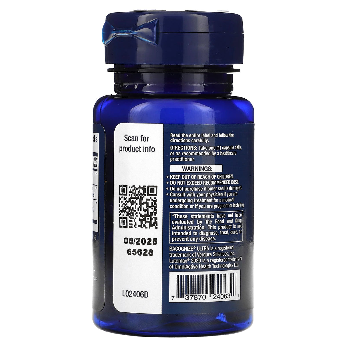 Quick Brain Nootropic, Life Extension, 30 capsule