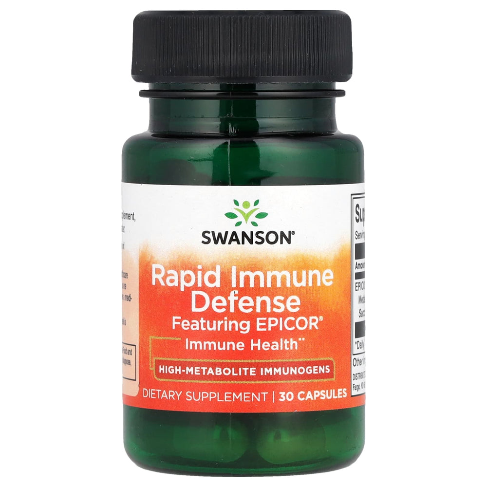 Rapid Immune Defense, Epicor, Swanson, 30 capsule SWU368