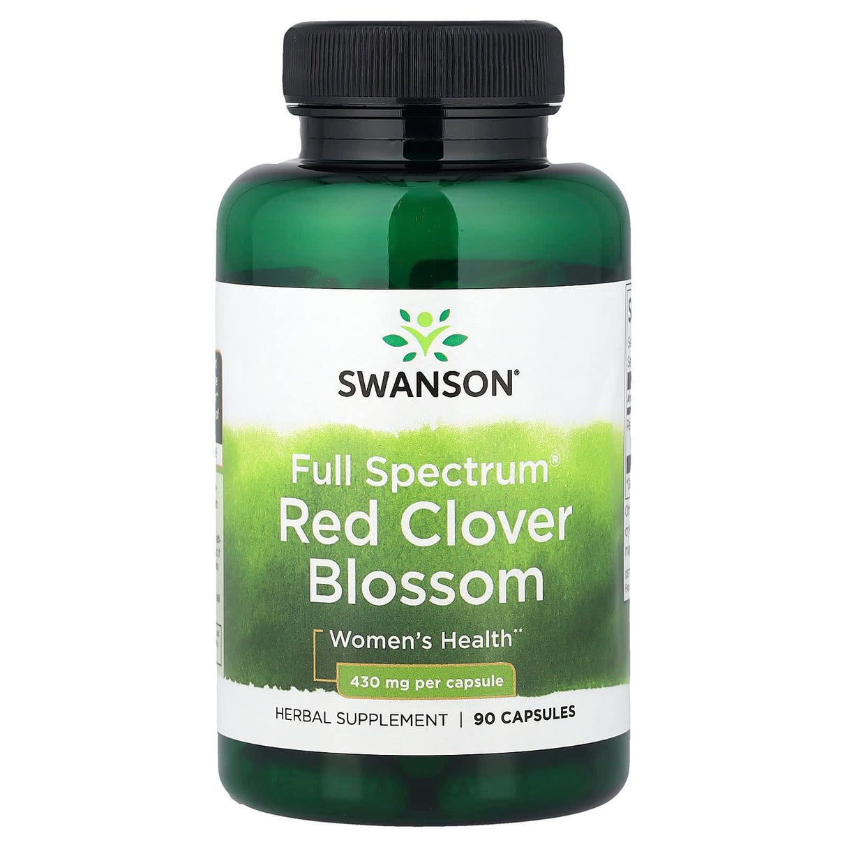 Red Clover Blossom (Trifoiul Roșu) 430 mg, Swanson, 90 capsule SW1342