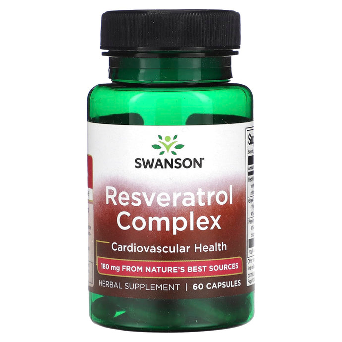 Resveratrol Complex, Red Wine Extract, Swanson, 60 capsule SWU248