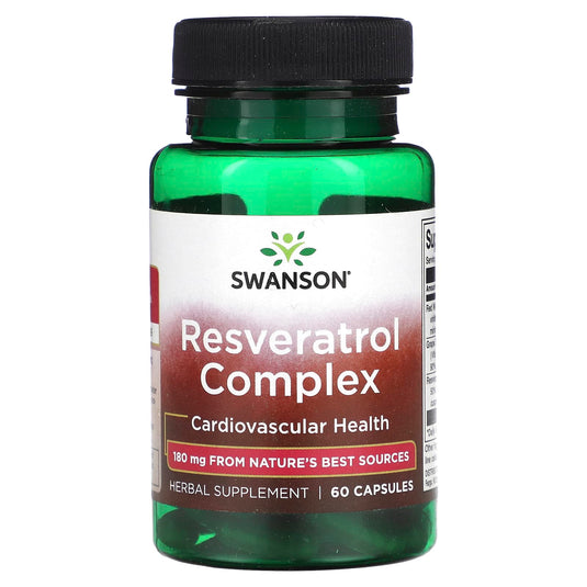 Resveratrol Complex, Red Wine Extract, Swanson, 60 capsule SWU248