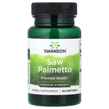 Saw Palmetto Extract, Maximum, Swanson, 60 softgels SWH221