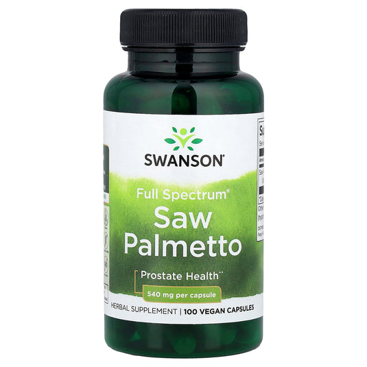 Saw Palmetto (Palmier Pitic), 540mg, Swanson, 100 capsule SW909