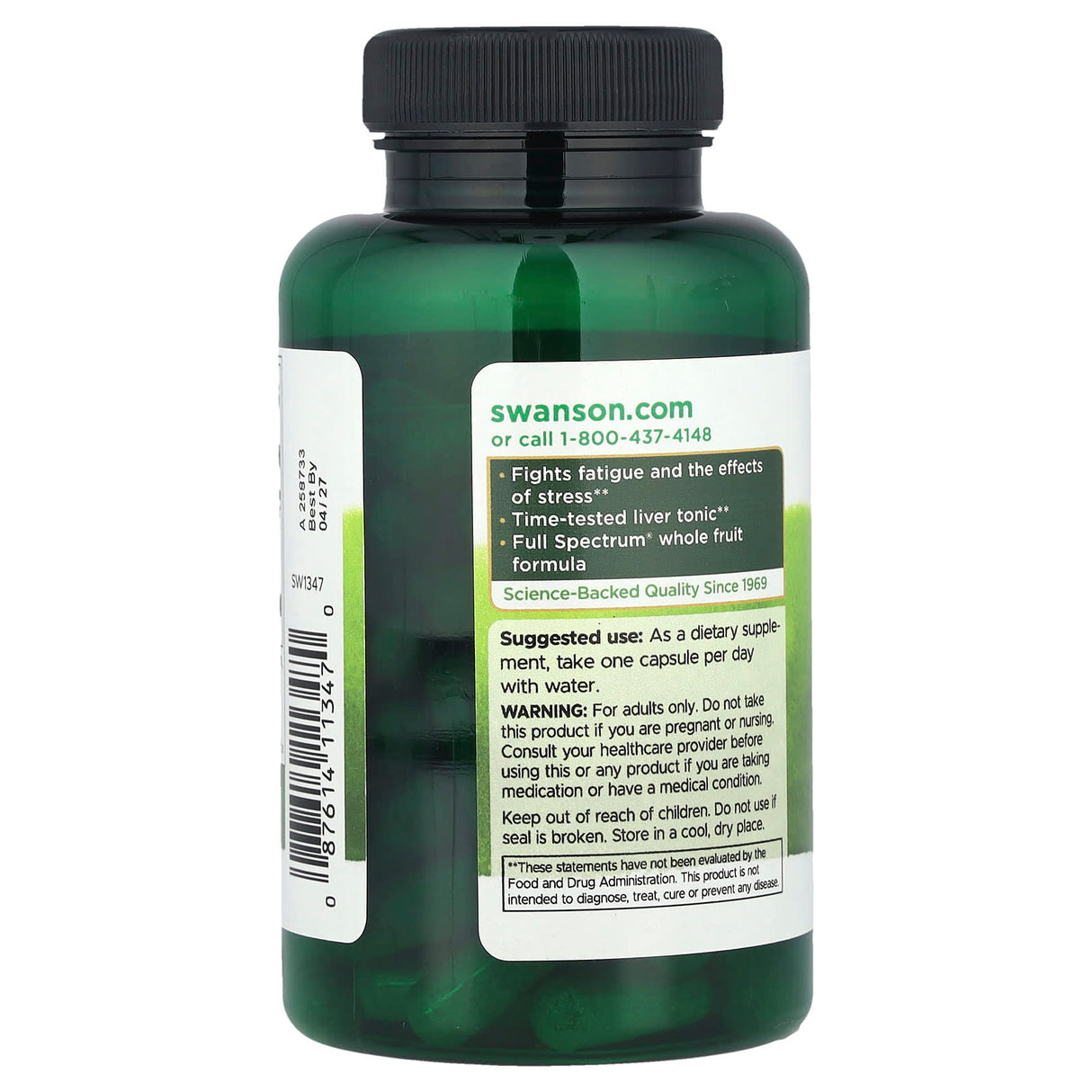 Schizandra Berries, 525 mg, Swanson, 90 capsule SW1347