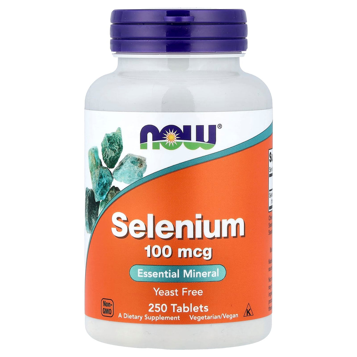 Selenium (Seleniu), 100mcg, Now Foods, 250 tablete