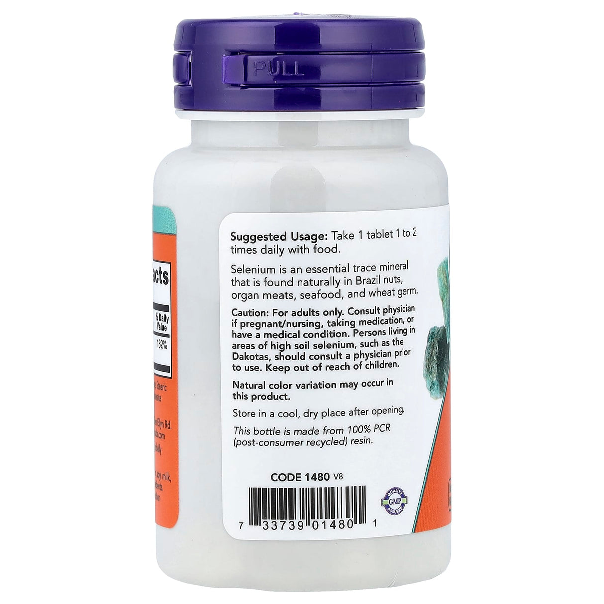 Selenium (Seleniu), 100mcg, Now Foods, 100 tablete