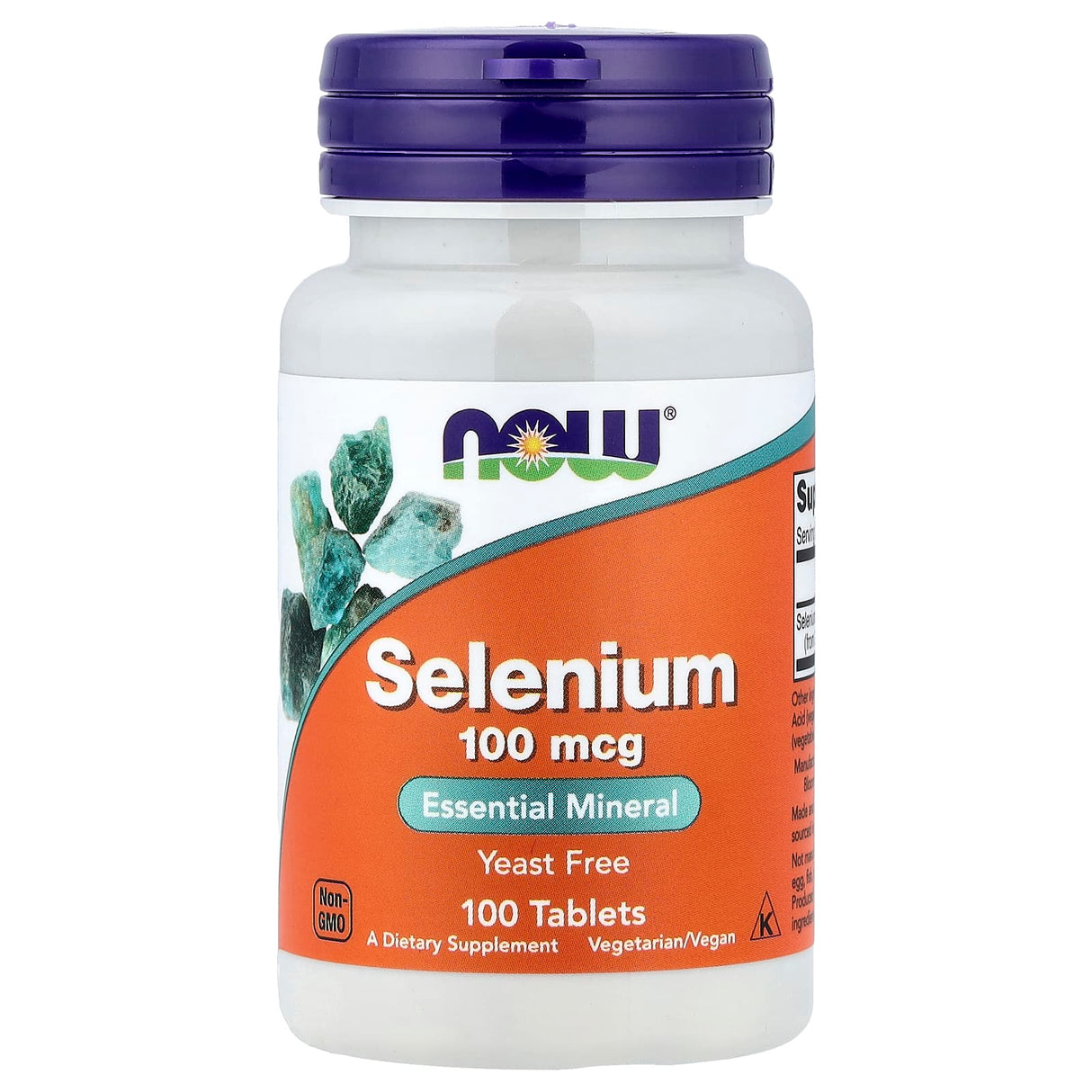 Selenium (Seleniu), 100mcg, Now Foods, 100 tablete
