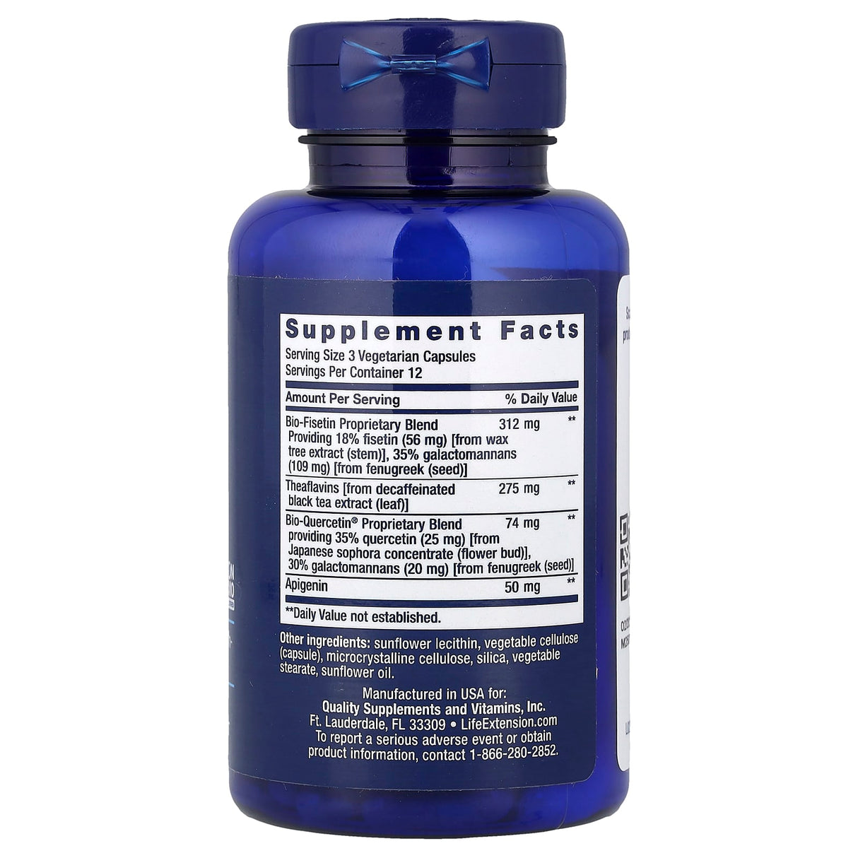 Senolytic Activator (Elimina Celulele Senescente), Life Extension, 36 capsule