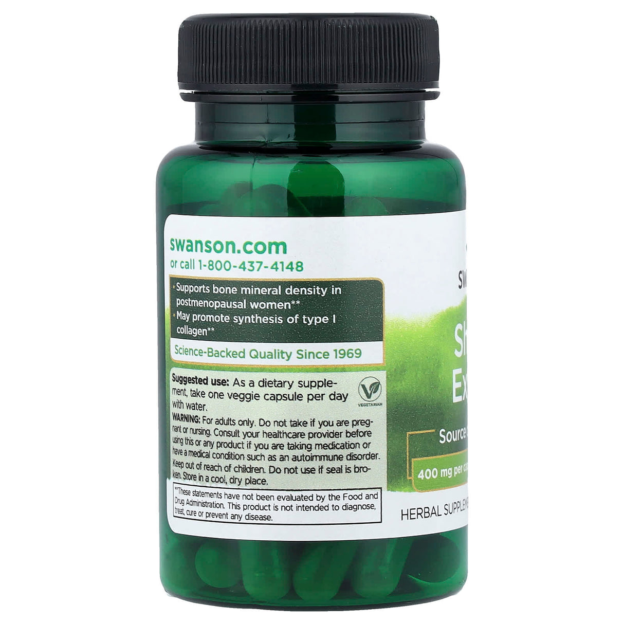 Shilajit Extract, 400 mg, Swanson, 60 capsule SWH205