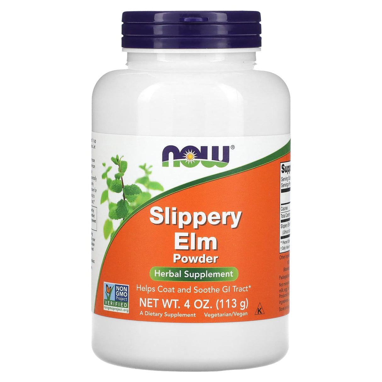 Slippery Elm Powder, (Ulm Alunecos), Now Foods, 113g
