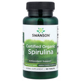 Spirulina Organica, 500mg, Swanson, 180 tablete SWR044