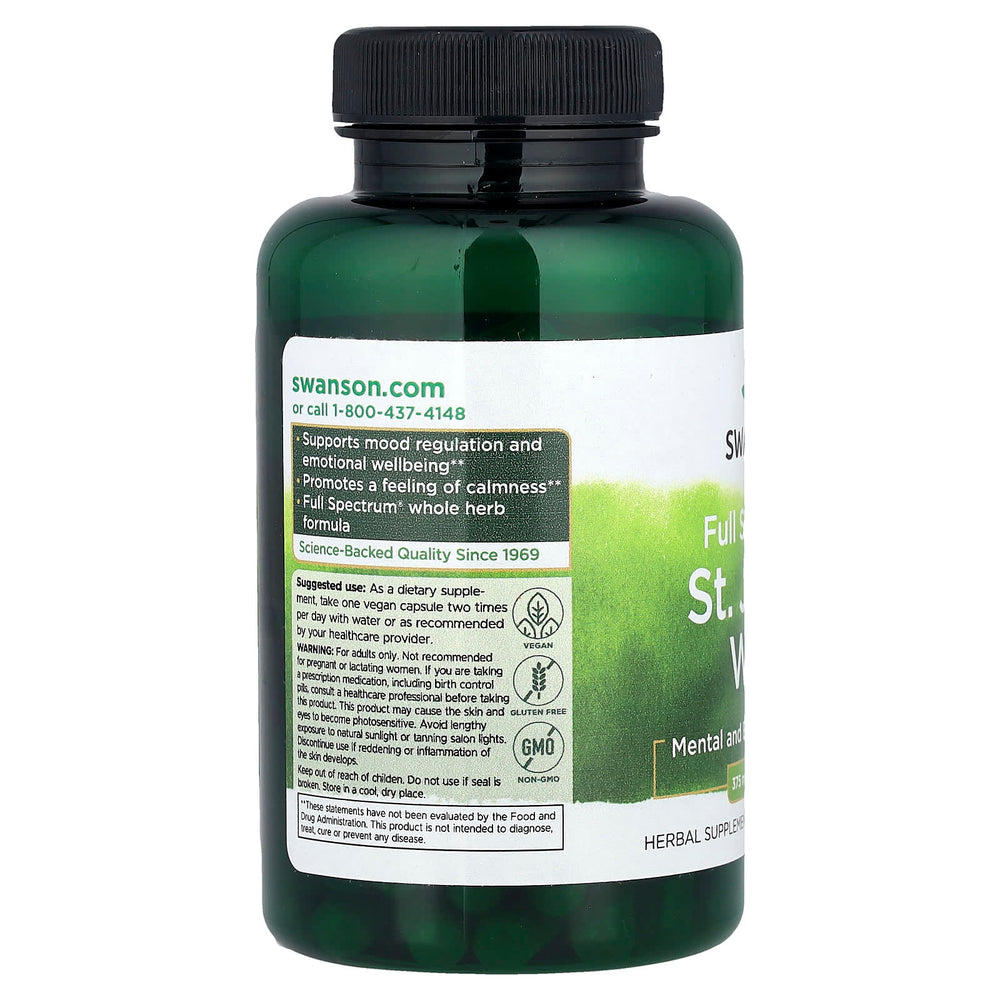 St. John's Wort (Sunatoare), 375 mg, Swanson, 120 capsule SW1353