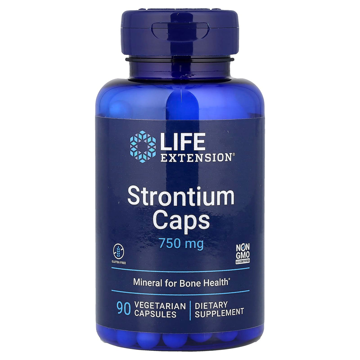 Strontium Citrate, 750 mg, Life Extension, 90 capsule