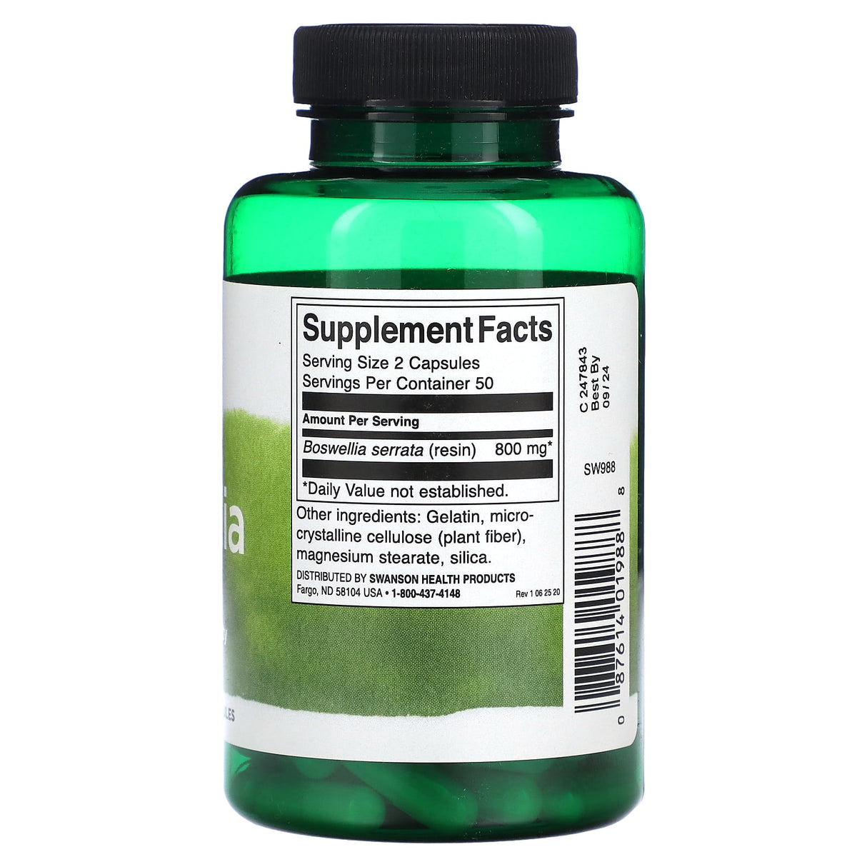 Boswellia Serrata, 400mg, Swanson, 100 capsule SW988