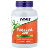 TestoJack 200, Stimulent Hormonal, Now Foods, 120 capsule