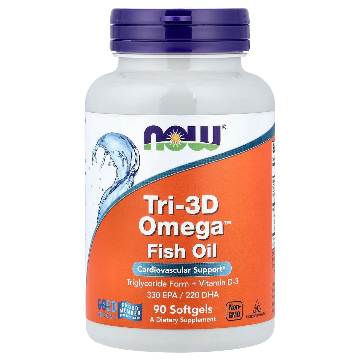 Tri-3D Omega (Trigliceride), Now Foods, 90 softgels