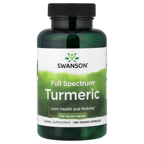 Turmeric (Curcuma Longa), 720mg, Swanson, 100 capsule SW940