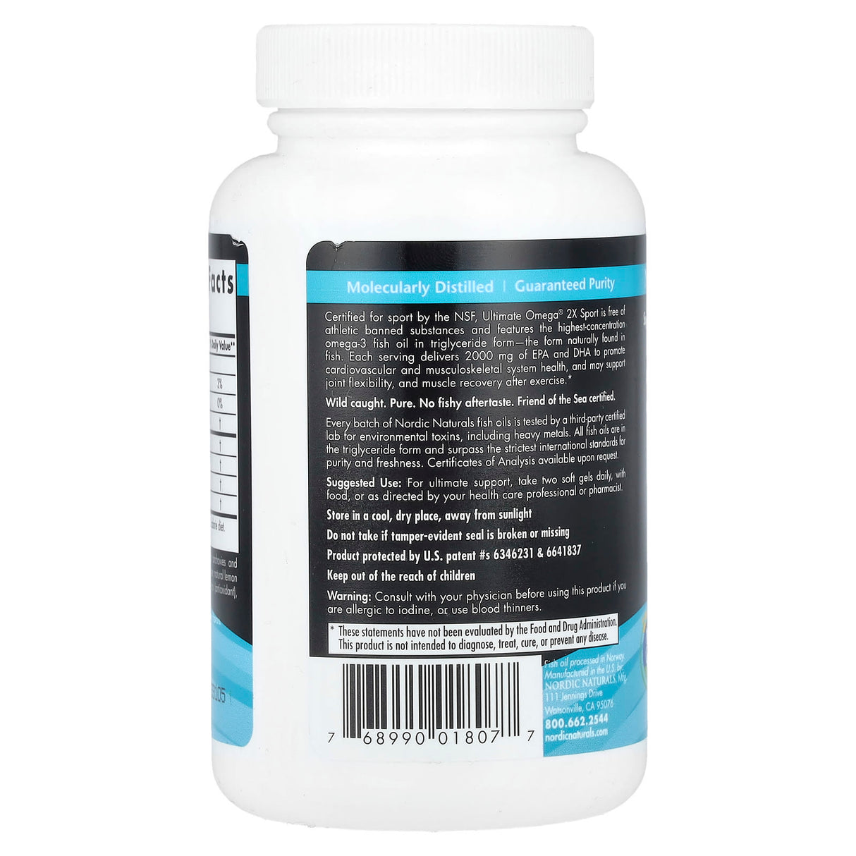 Ultimate Omega Sport 2x, 2150 mg, Nordic Naturals, 60 softgels