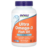 Ultra Omega-3, 500mg EPA / 250mg DHA, Now Foods, 180 softgels