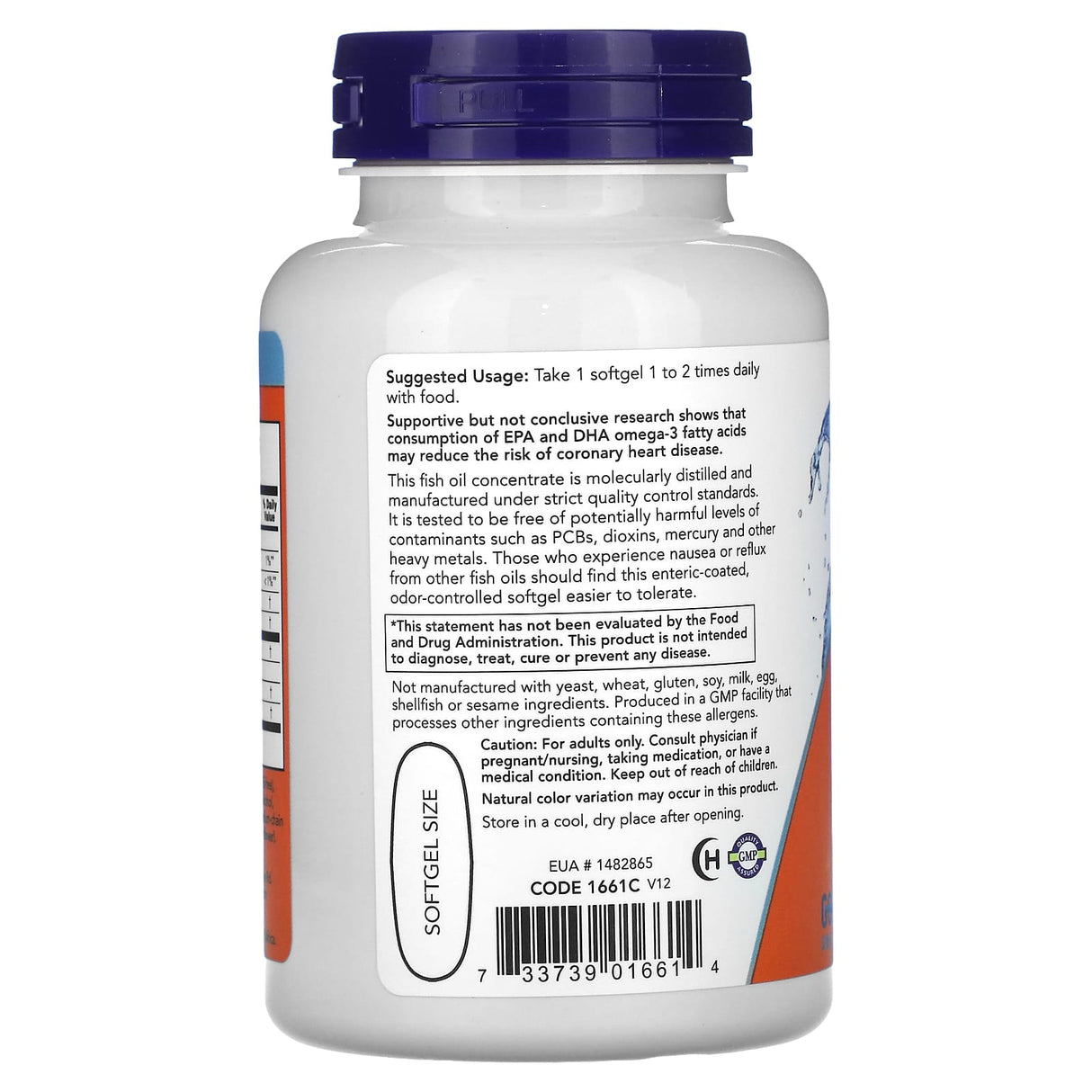Ultra Omega-3, 500mg EPA / 250mg DHA, Now Foods, 90 softgels