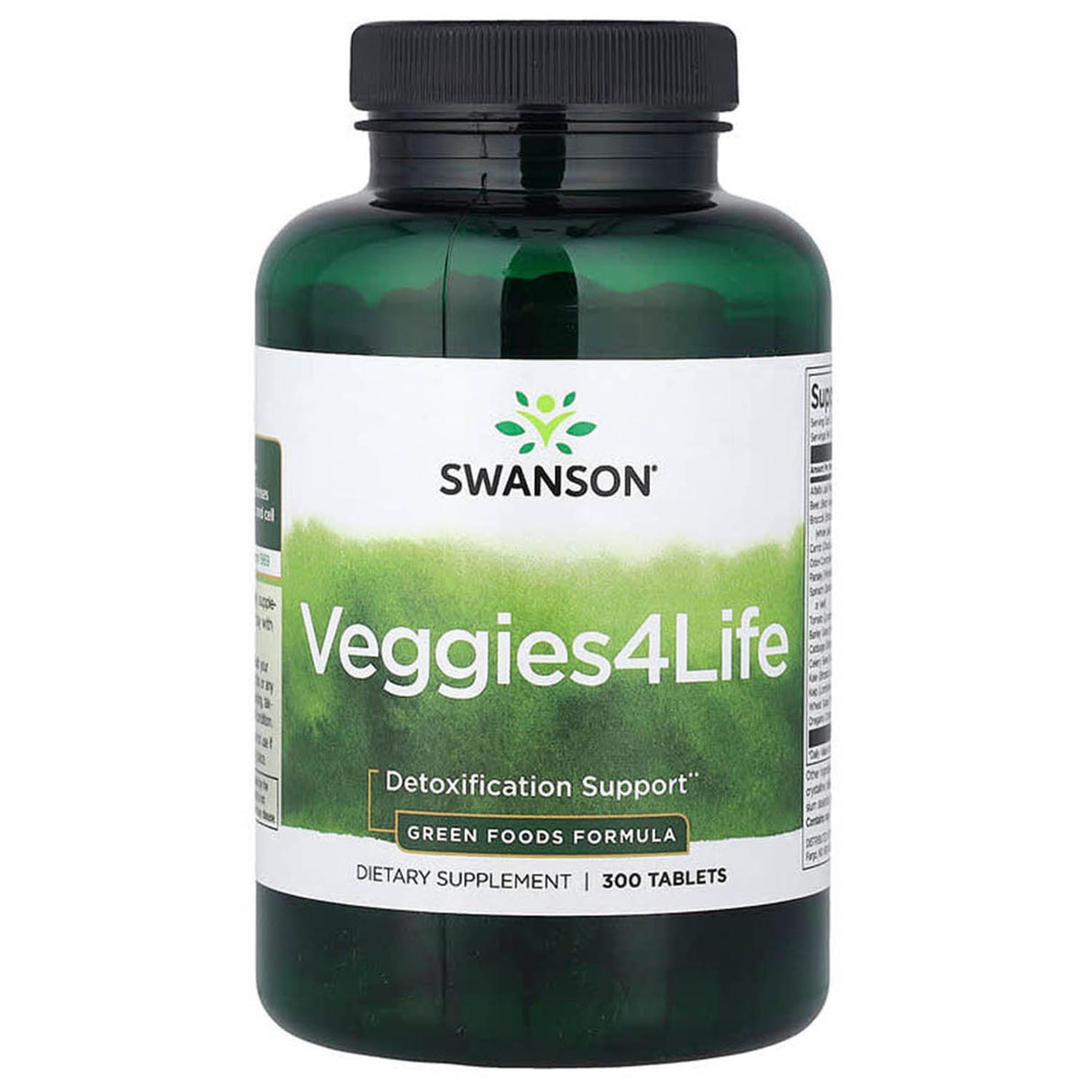 Veggies4Life, Detoxification Support, Swanson, 300 tablete SWR016