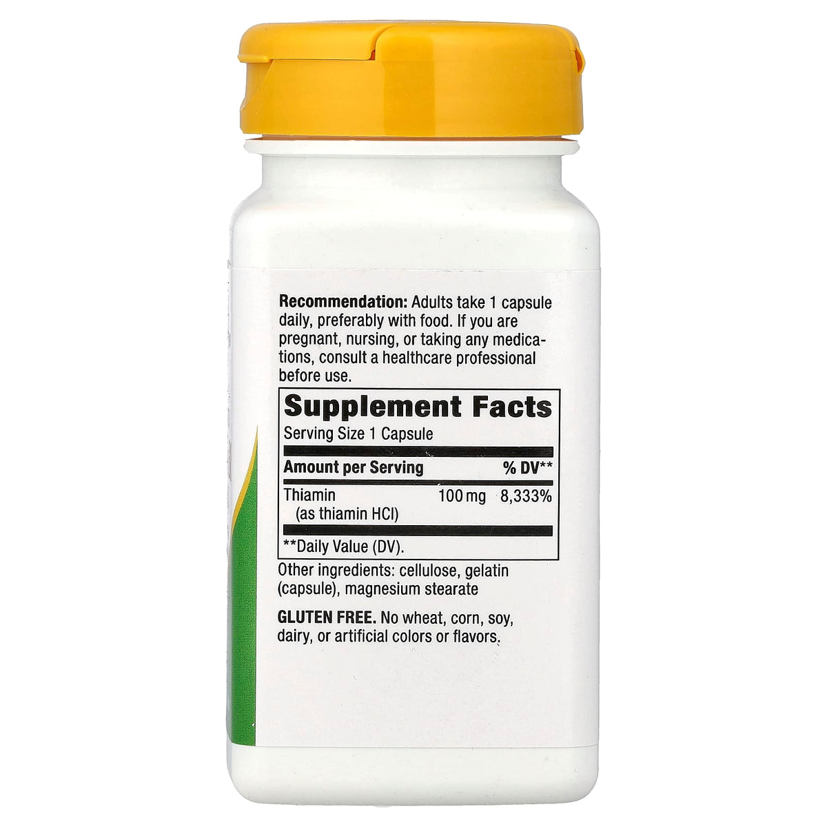 Vitamin B-1, 100 mg, Nature's Way, 100 Capsule
