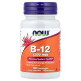 Vitamin B-12 With Folic Acid 1000 mcg, NOW Foods, 100 drajeuri
