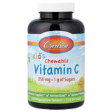 Vitamin C, Kid's Chewable, 250 mg, Carlson, 120 tablete masticabile