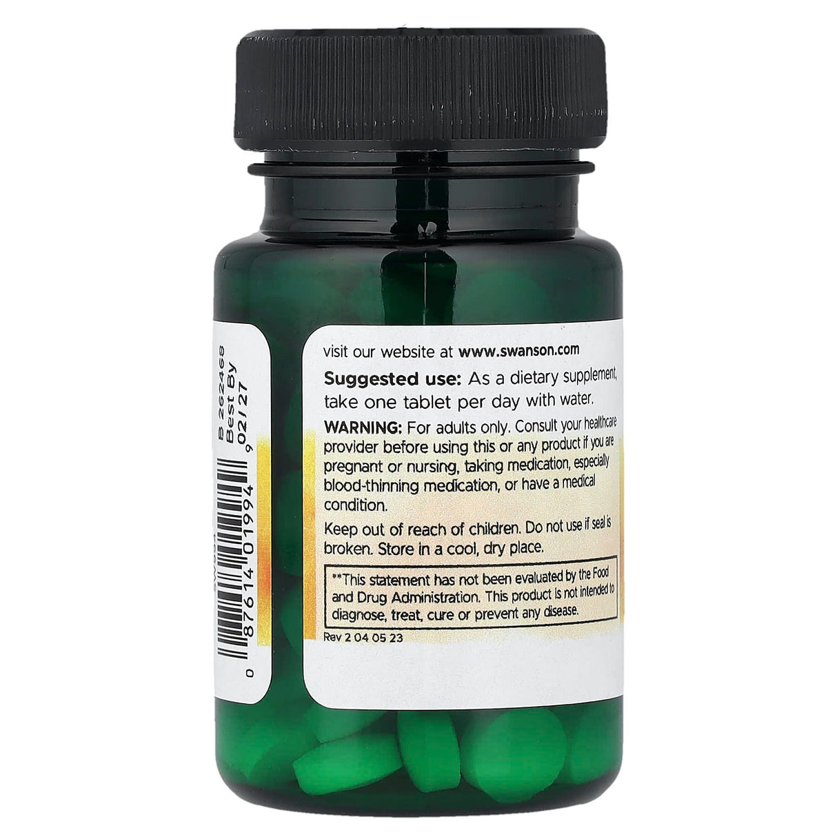 Vitamin K-1 (Filochinona), 100mcg, Swanson, 100 tablete SW994