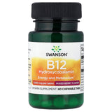 Vitamina B12 Hydroxycobalamin, 1000 mcg, Swanson, 60 tablete SWU869