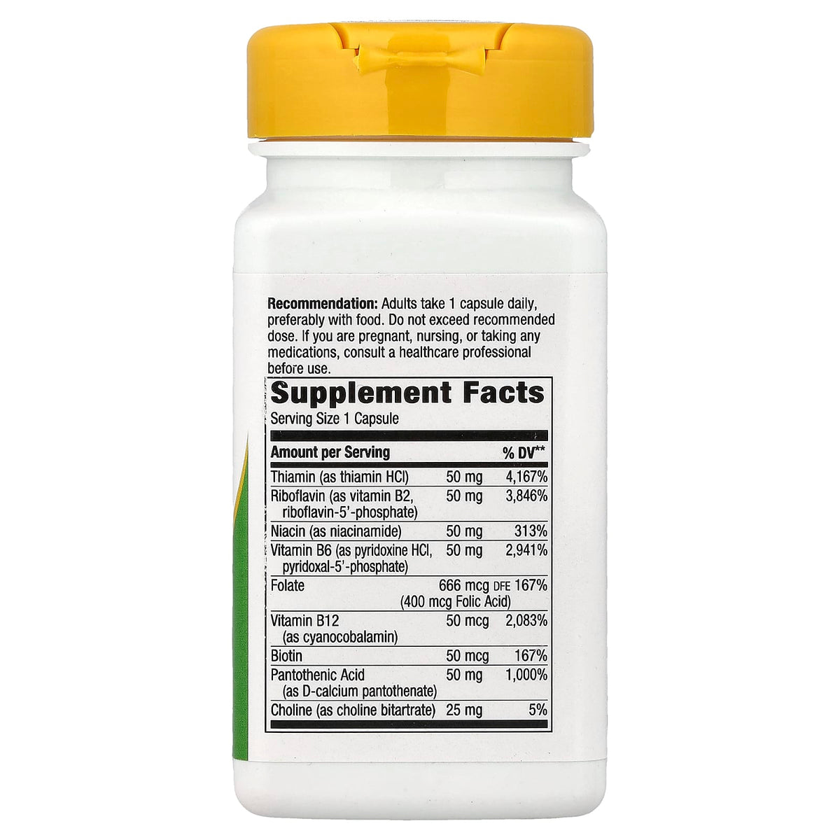 Vitamine B-50 Complex, Nature's Way, 100 capsule