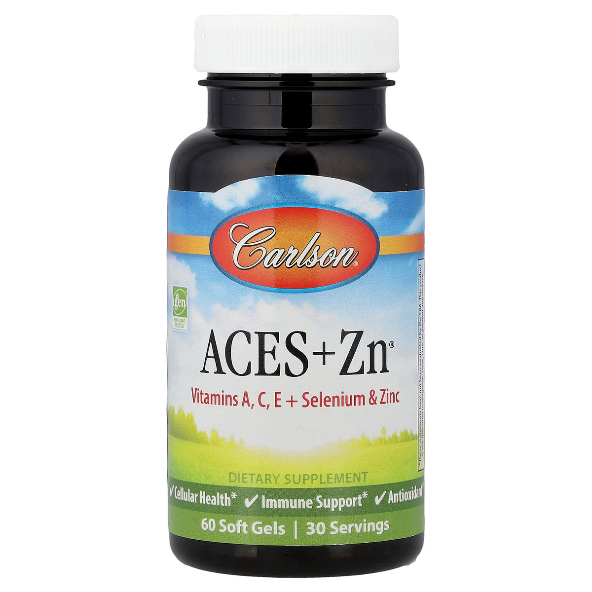 Vitaminele A, C, E + Selenium & Zinc, Carlson, 60 Softgels