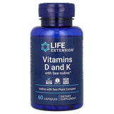 Vitamins D3 and K2, 5,000 IU / 100 mcg, Life Extension, 60 capsule