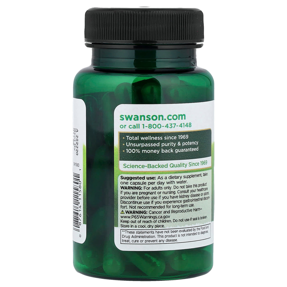 Watercress (Năsturel), 400 mg, Swanson, 60 capsule SW1580