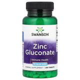 Zinc Gluconate, 30mg, Swanson, 250 tablete SW203