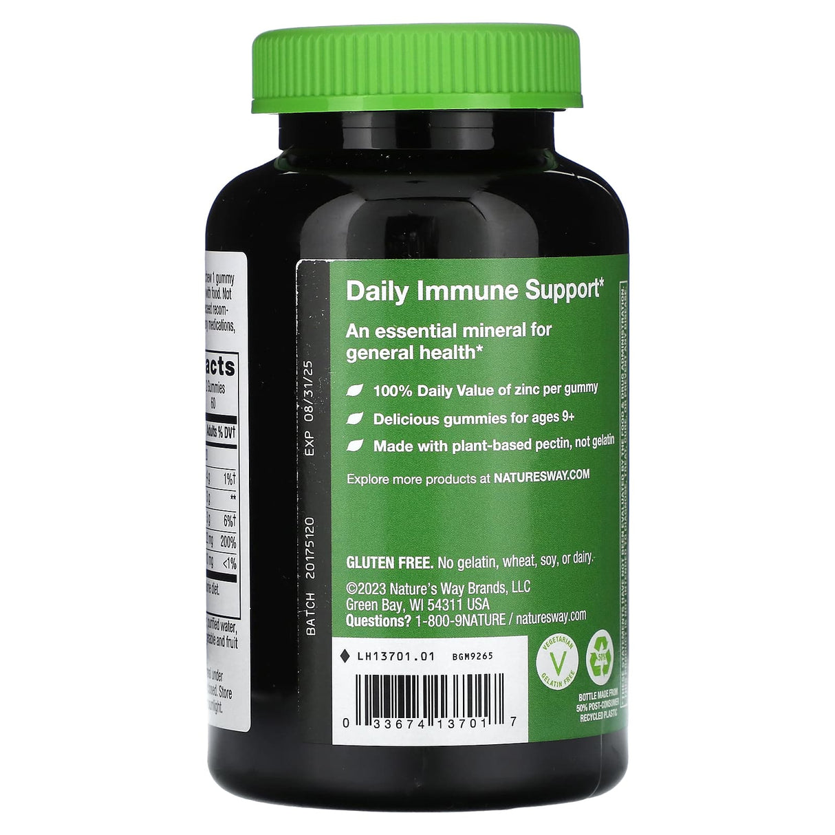 Zinc Gummies , 11 mg, Nature's Way, 120 jeleuri