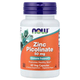 Zinc Picolinate, 50mg, Now Foods, 60 capsule