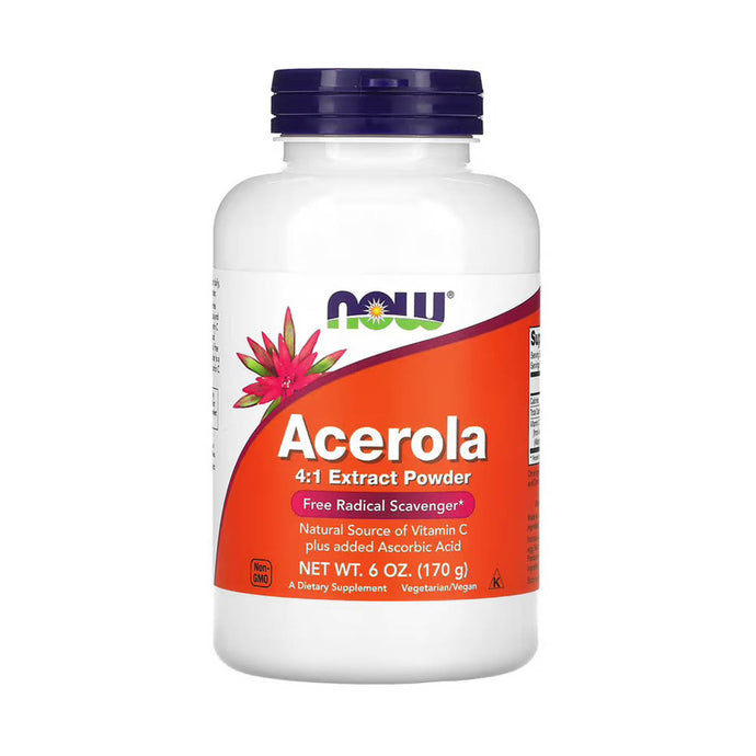 Acerola 4:1 Extract Powder, Now Foods, 170g