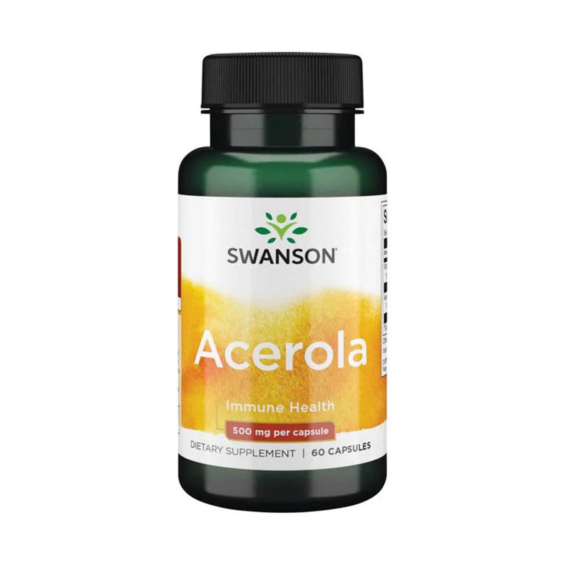 Încărcați imaginea în vizualizatorul Galerie, Acerola, 500mg, Swanson, 60 capsule SW1669

