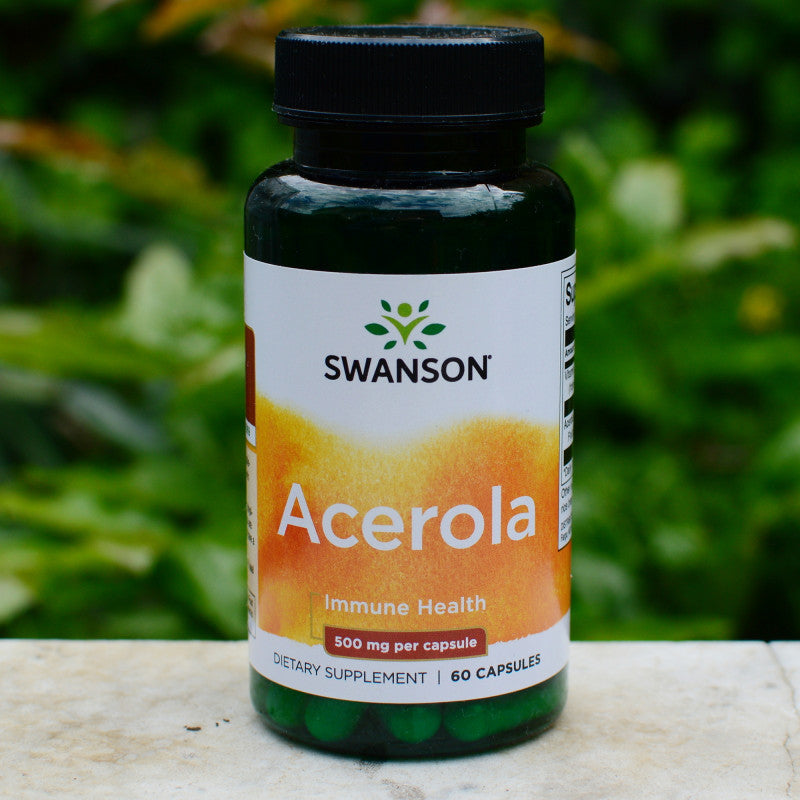 Încărcați imaginea în vizualizatorul Galerie, Acerola, 500mg, Swanson, 60 capsule SW1669
