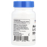 Acetil L-Carnitină, 500 mg, Nutricost, 30 capsule