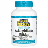 Acidophilus & Bifidus, 10 Billion, Natural Factors, 180 capsule