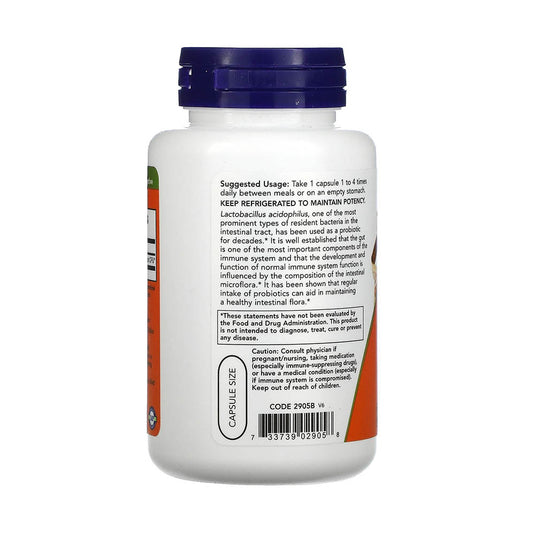 Acidophilus Two Billion, Now Foods, 100 capsule